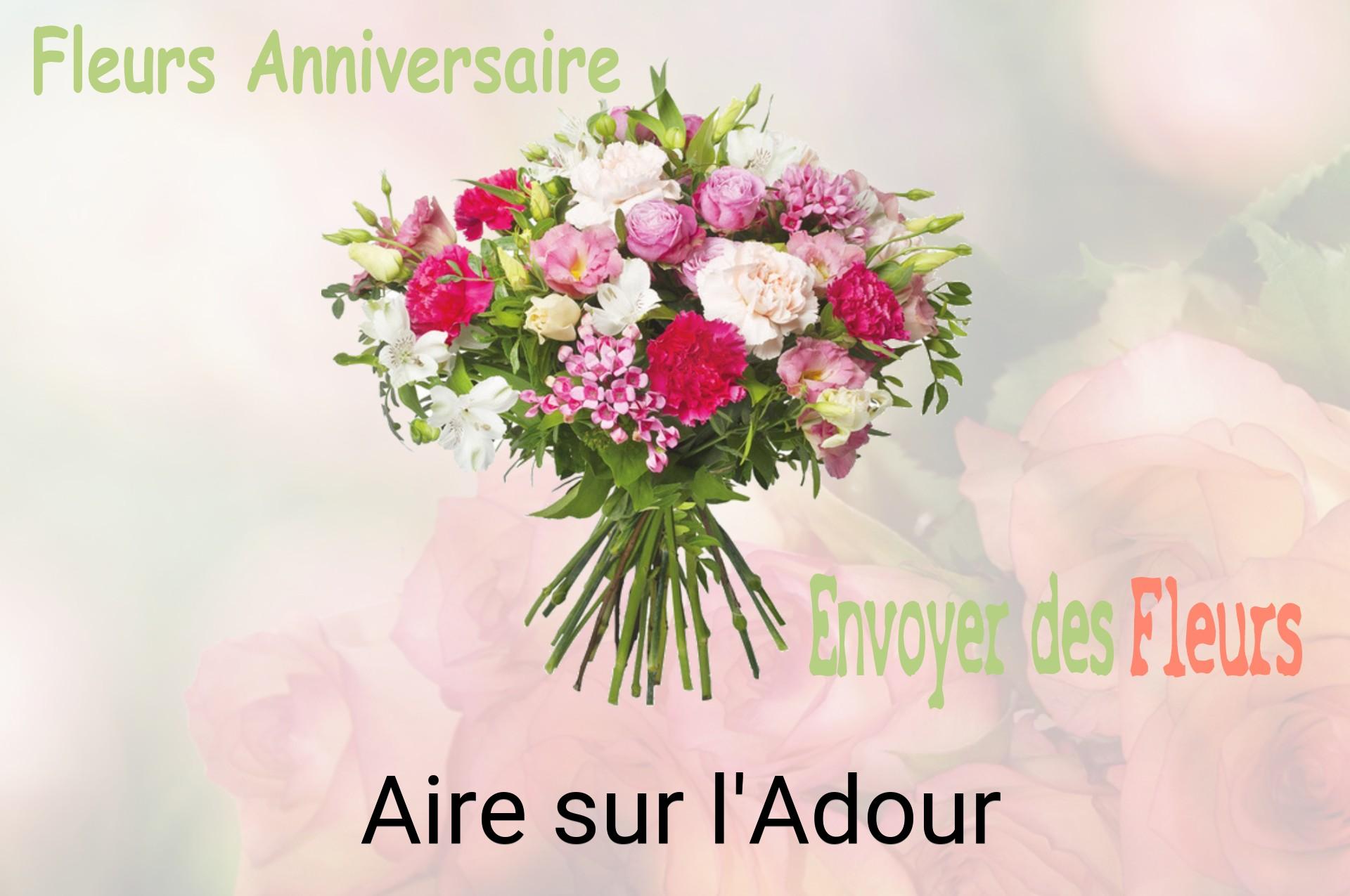 Bouquet de fleurs d’anniversaire livré à Aire-sur-l'Adour