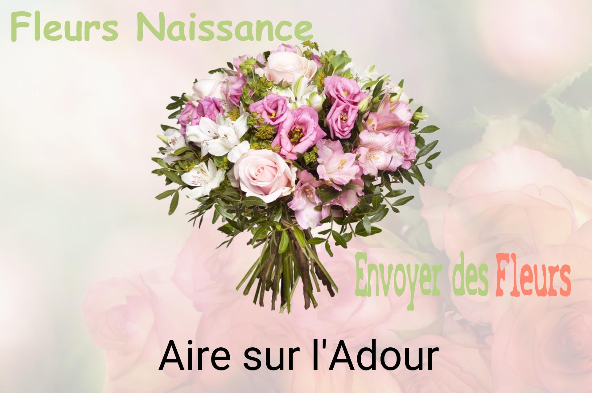 Bouquet de fleurs de naissance livré à Aire-sur-l'Adour